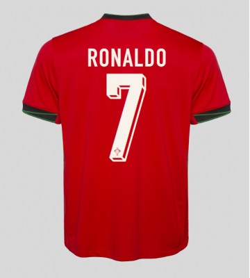 Portugal Cristiano Ronaldo #7 Hemmatröja EM 2024 Kortärmad